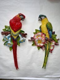 WALL PARROT RIGHT & LEFT SET 20X10 EACH